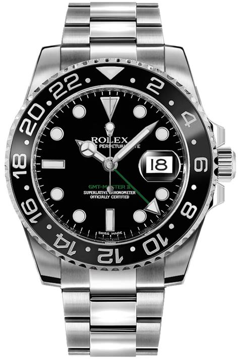 rolex gmt master 116710 black dial 40mm mens watch|rolex 116710ln gmt master ii.